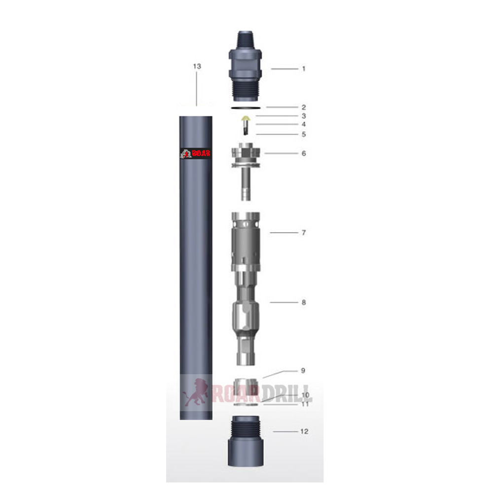 12 DRIVE CHUCK / CHUCK SLEEVE KD35N DTH HAMMER DHD 3,5" KD35N(35) (D:82mm)