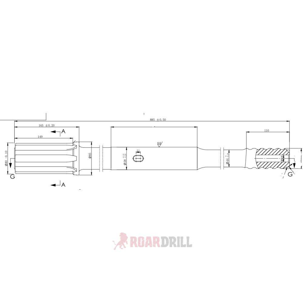 ADAPTER T51 HD715RP 58T51-0885-23