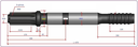 1309-xx-65T51-0670-23 ADAPTER T51 RD900PE D=65 L=670 (3ADTT51RD900)