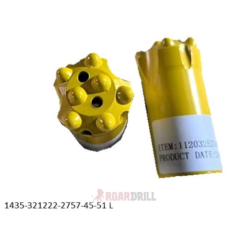 [1102-1431-48R25-38_69-45-41 (125048BZ0609S)] BIT R25 Ø048 mm Plana Normal Hemiesférico 38+69