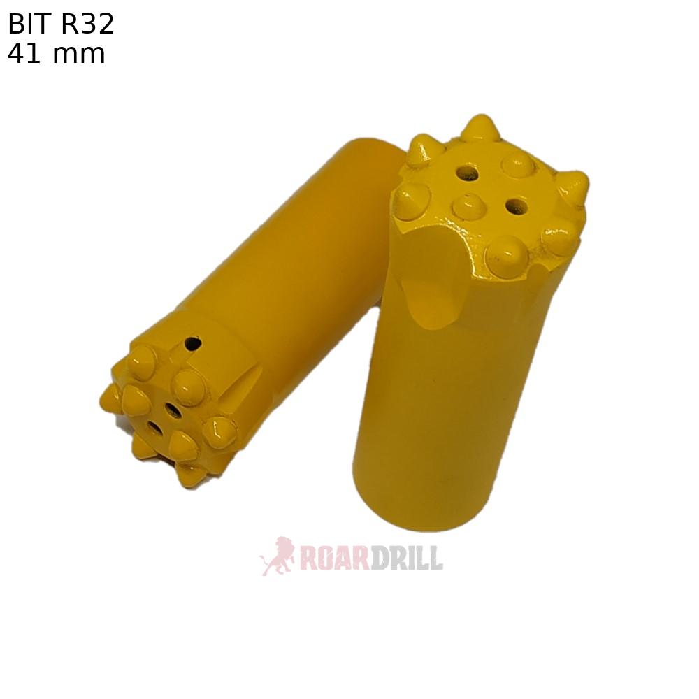 [1104-R32-1431-41R32-28_59-45-51 (132041BZ0609S)] BIT R32 Ø041 mm Plana Normal Semibalístico 28+59