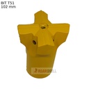 BIT T51 Ø102 mm Cara22 Dis12 Btn24 7+8