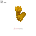 BIT T51 Ø102 mm Drop Center Normal Balístico E8×13 I5×13