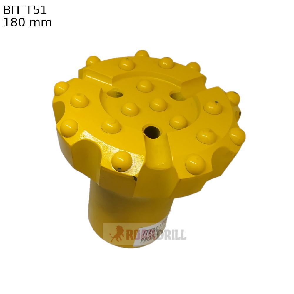 BIT T51 Ø180 mm Drop Center Normal Semibalístico E09×16 I12×16