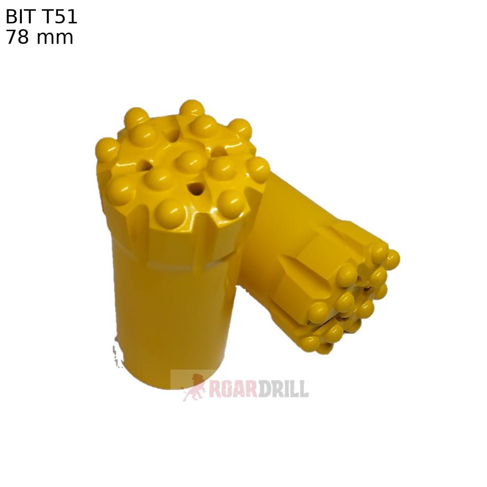 [1108-1433-78T51-512_812-45-31 (151078AZ08110D)] BIT T51 Dm:78mm Face:A Botton: (E8D12+I5D12) DOME