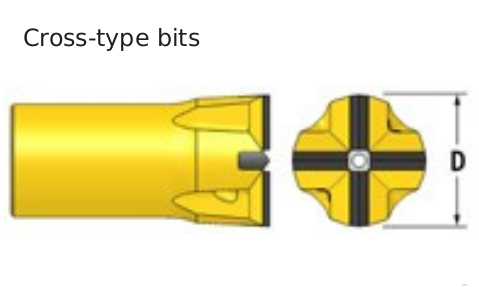 BIT T51 Dm:85 mm Face: Cross