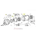[14-15226648 21] BUSHING BEARING 152 266 48 ( HL700/70) Fig 21