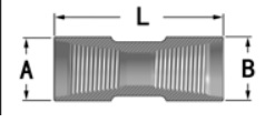[5-641_115_103_065_210_42 (REGULADOR 2 3/8)] CONECTOR de conversión 2 3/8"API Reg 3 1/2"API Reg