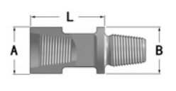 [5-642-115-3610-95-219-42 (REGULADOR 3 1/2)] CONECTOR de conversión 3 1/2"API Reg famale  2 3/8"API male Reg
