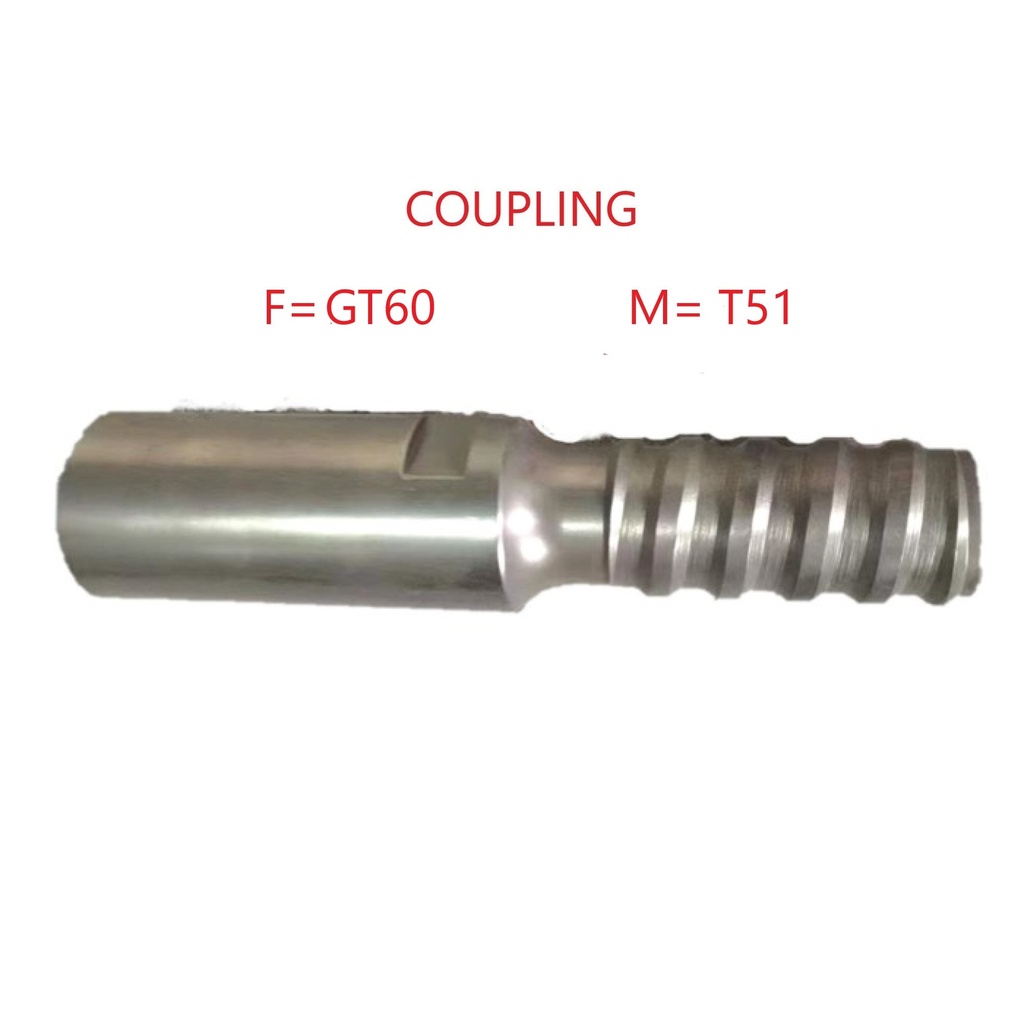 COUPING T51/GT60 MF  M= T51  F= GT60  L=310 mm