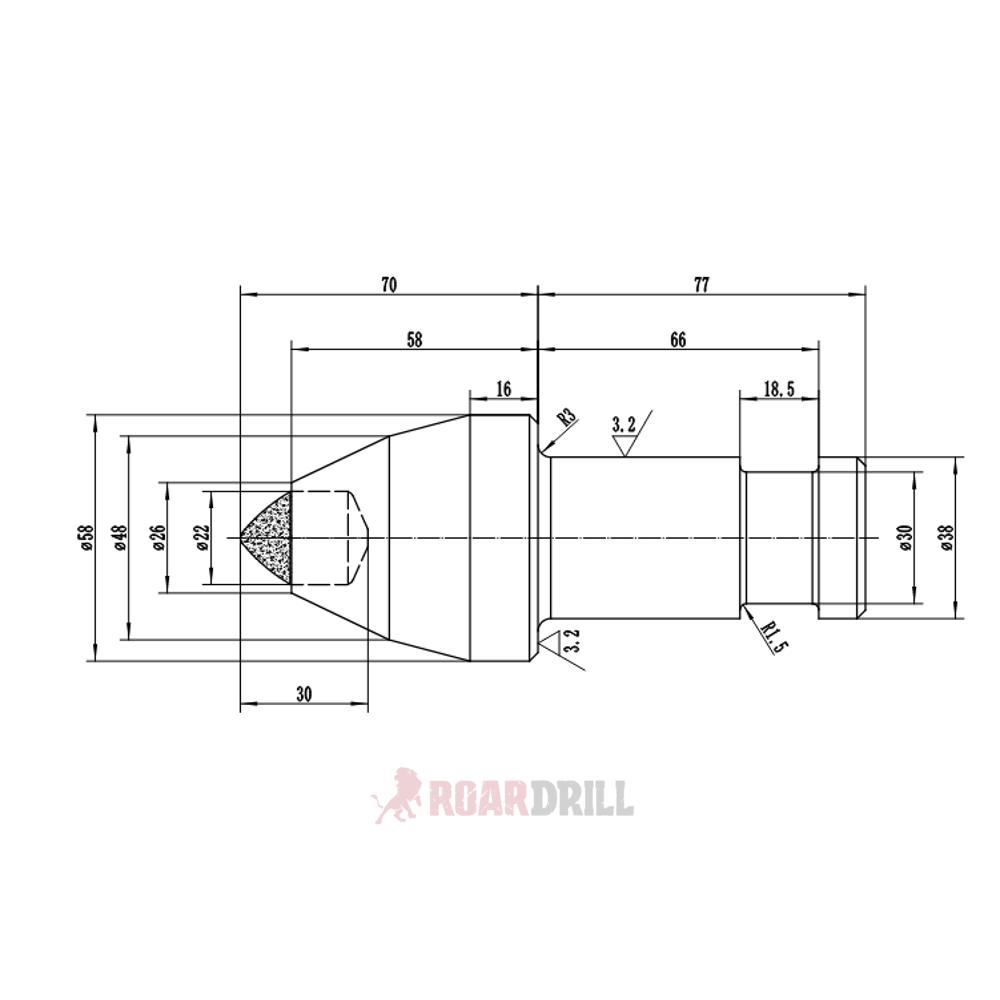 Pica Rozadora-Tunelador 311-147_38_58-22_30L-DJ-10120