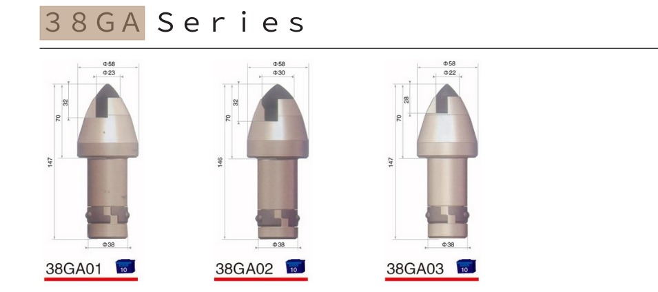 [311-38GA03] Pica Rozadora-Tunelador 311-38GA03