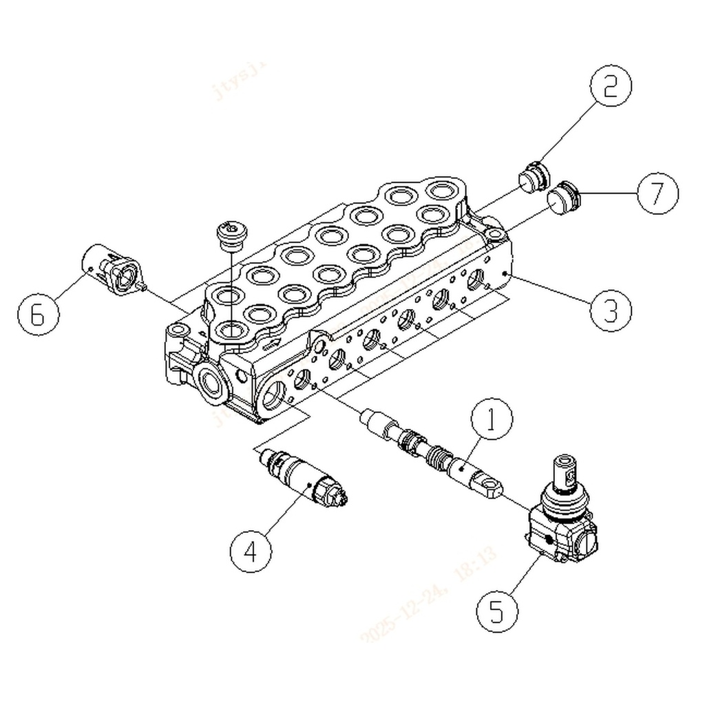 5101-7005400001-3 - Cuerpo de válvula (Valve body) (Fig. 3)
