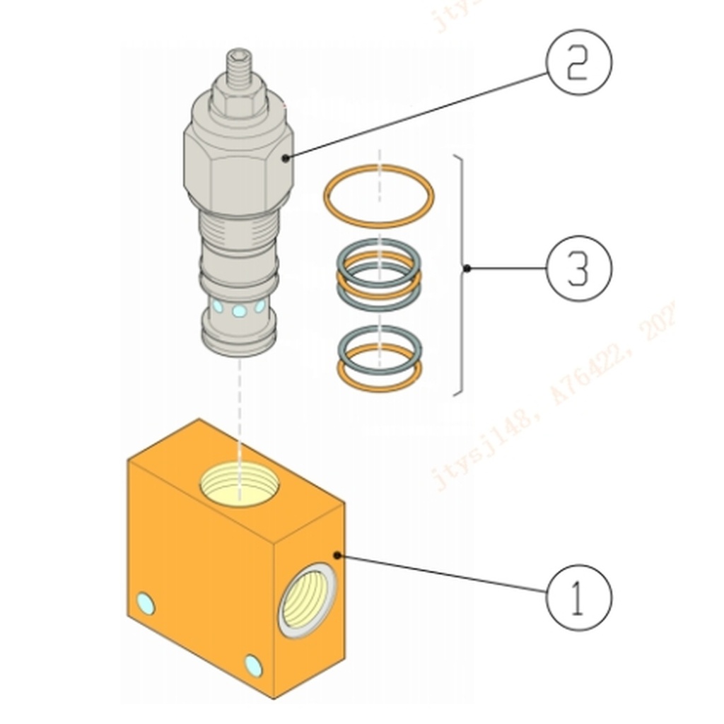 [5101-7185600001-1] 5101-7185600001-1 - Bloque de válvulasvalve (Block) (Fig. 1)