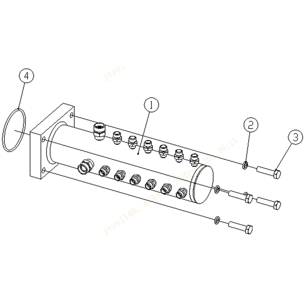 [5110-8000211501] 5110-8000211501 - Junta tórica (O ring) (Fig. 4)
