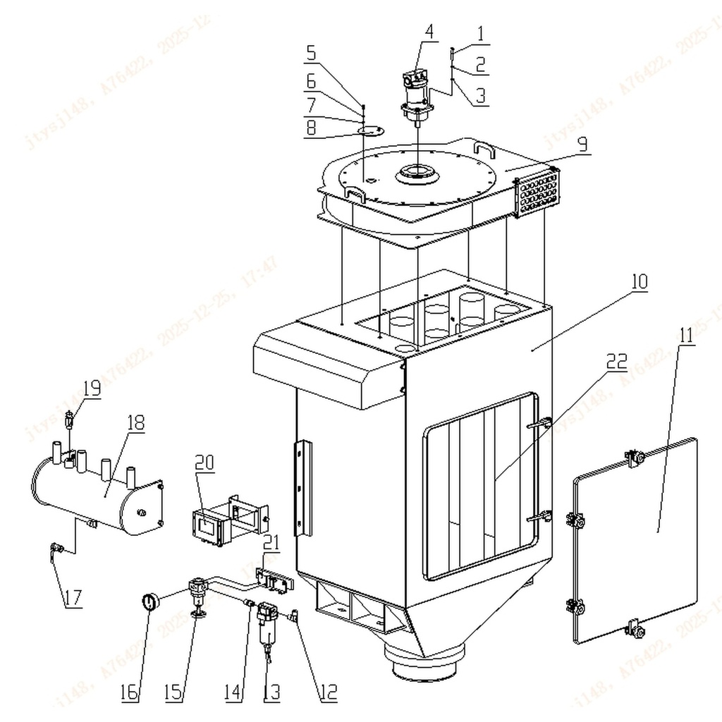 5111-7056400003-15 - Válvula reductora de presiónpressure relief (Valve) (Fig. 15)