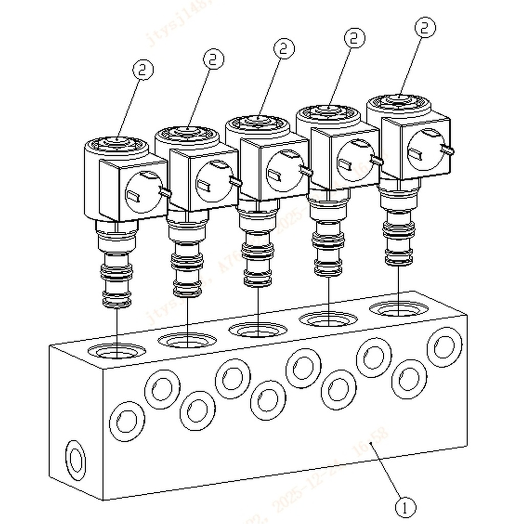 ROARDRILL TR45 — solenoid valve — 7348300001