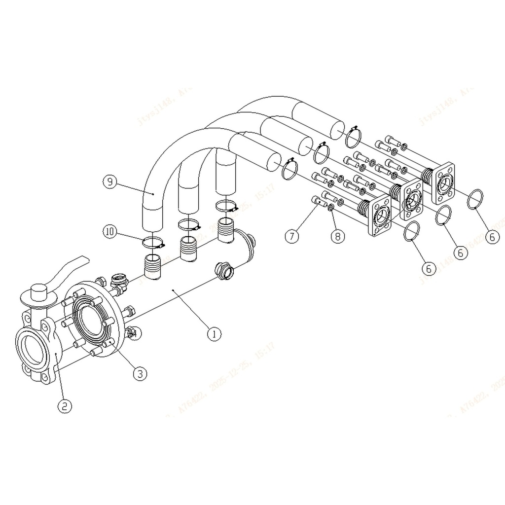 5110-8002310303 - Perno SCREW UNF (Fig. 3)