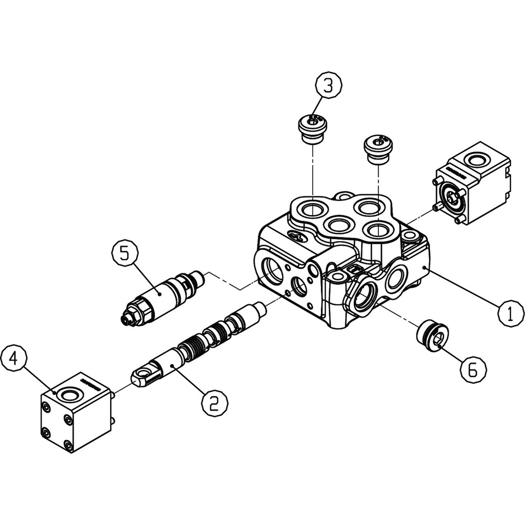 [5107-TR45.02.04-1] 5107-TR45.02.04-1 - Placa guía del mecanismo guía de oruga (Track guide mechanism guide plate) (Fig. 1)