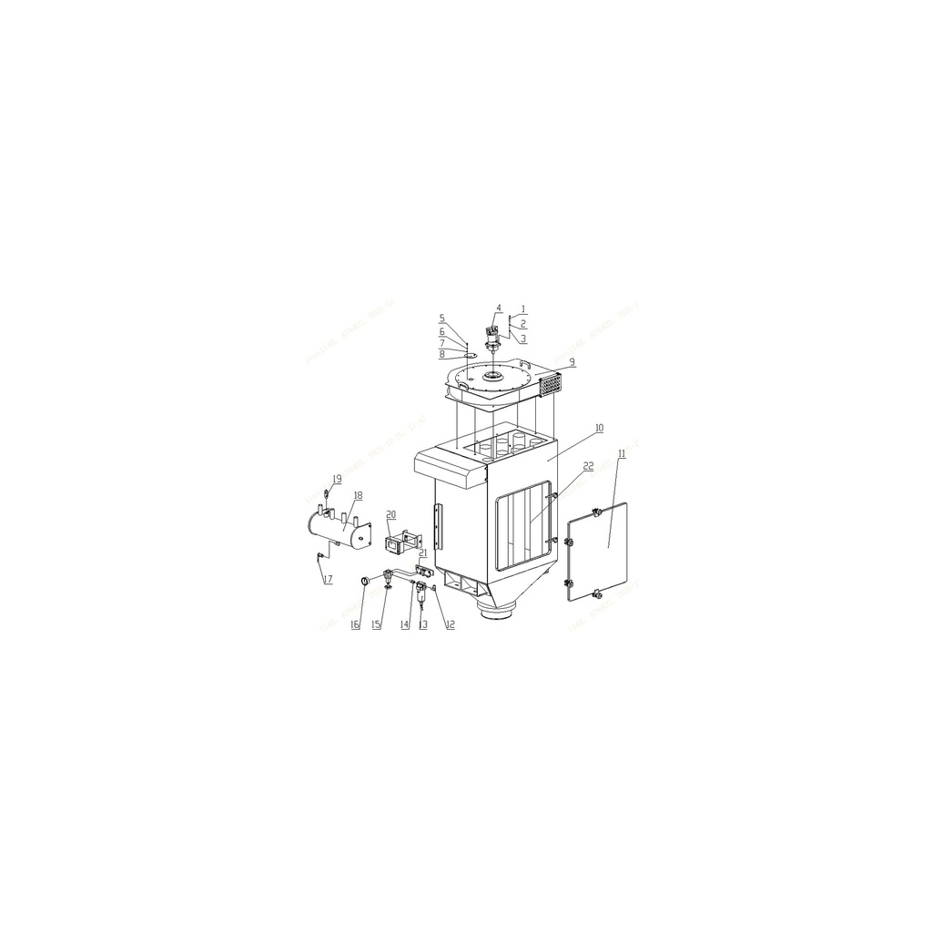 [5106-7056400003-22] 5106-7056400003-22 - Dust Filtro (Dust Filtro) (Fig. 22)