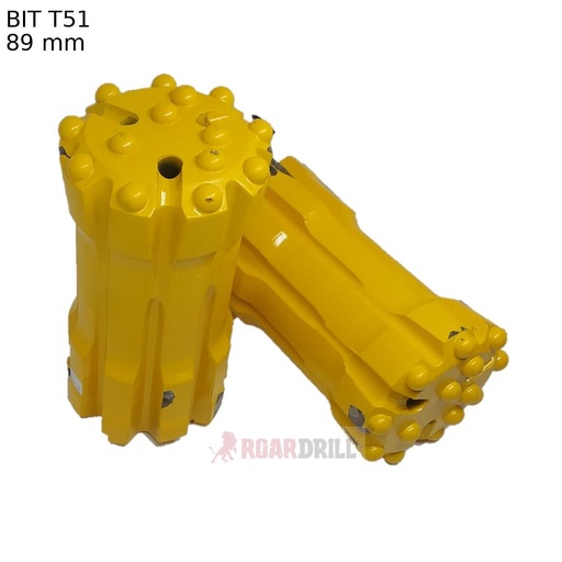 [11-1631-89T51-515_912-45-51 151089AX0911D] BIT T51 Dm:89mm Face:A Botton:0911  X Dome (esférica)