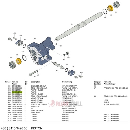 [14-3115342600] PISTON COP2560EX