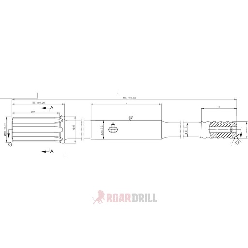 [13-4HD715RP-58T51-0885-23] ADAPTER T51 HD715RP 58T51-0885-23
